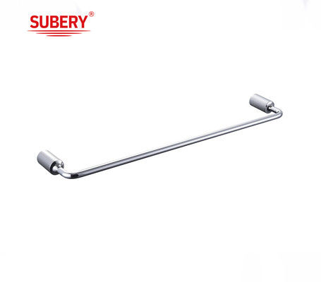 Chrome Wall Mounted Bathroom Single Towel Bar Bathroom Accessory Towel Holder Towel Rack
