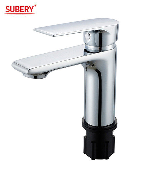 Sanitary Ware Factory Direct Sales Single Handle Bathroom Basin Faucets Cold Mixer ISO Modern Contemporary Ceramic Apartment